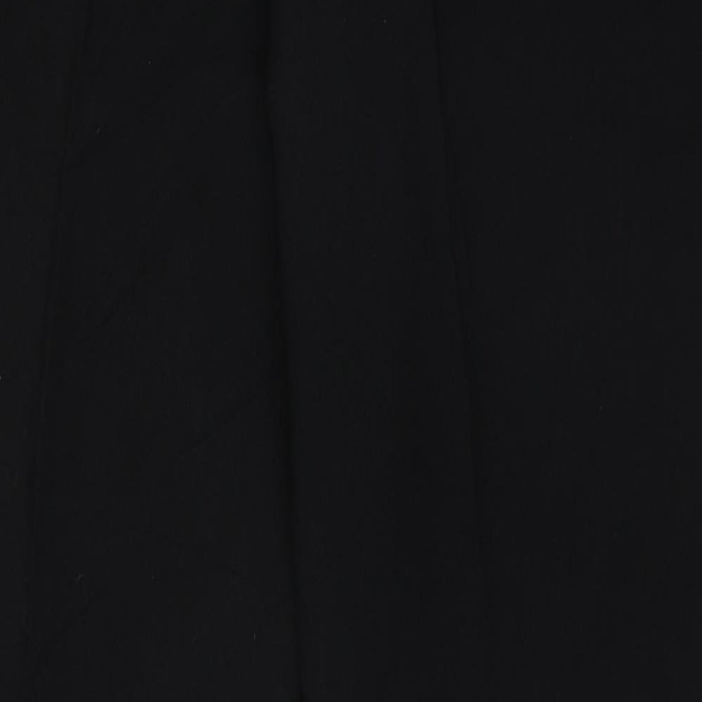 TU Mens Black  Polyester Trousers  Size 42 L31 in Regular Button