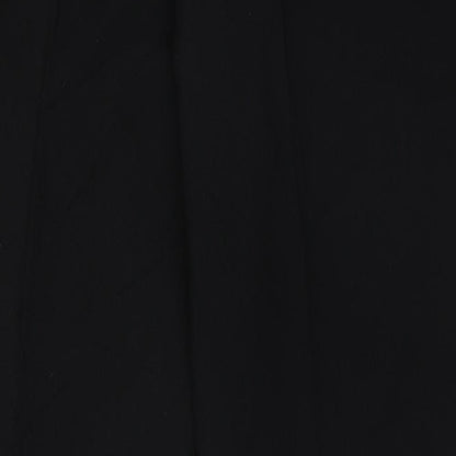 TU Mens Black  Polyester Trousers  Size 42 L31 in Regular Button