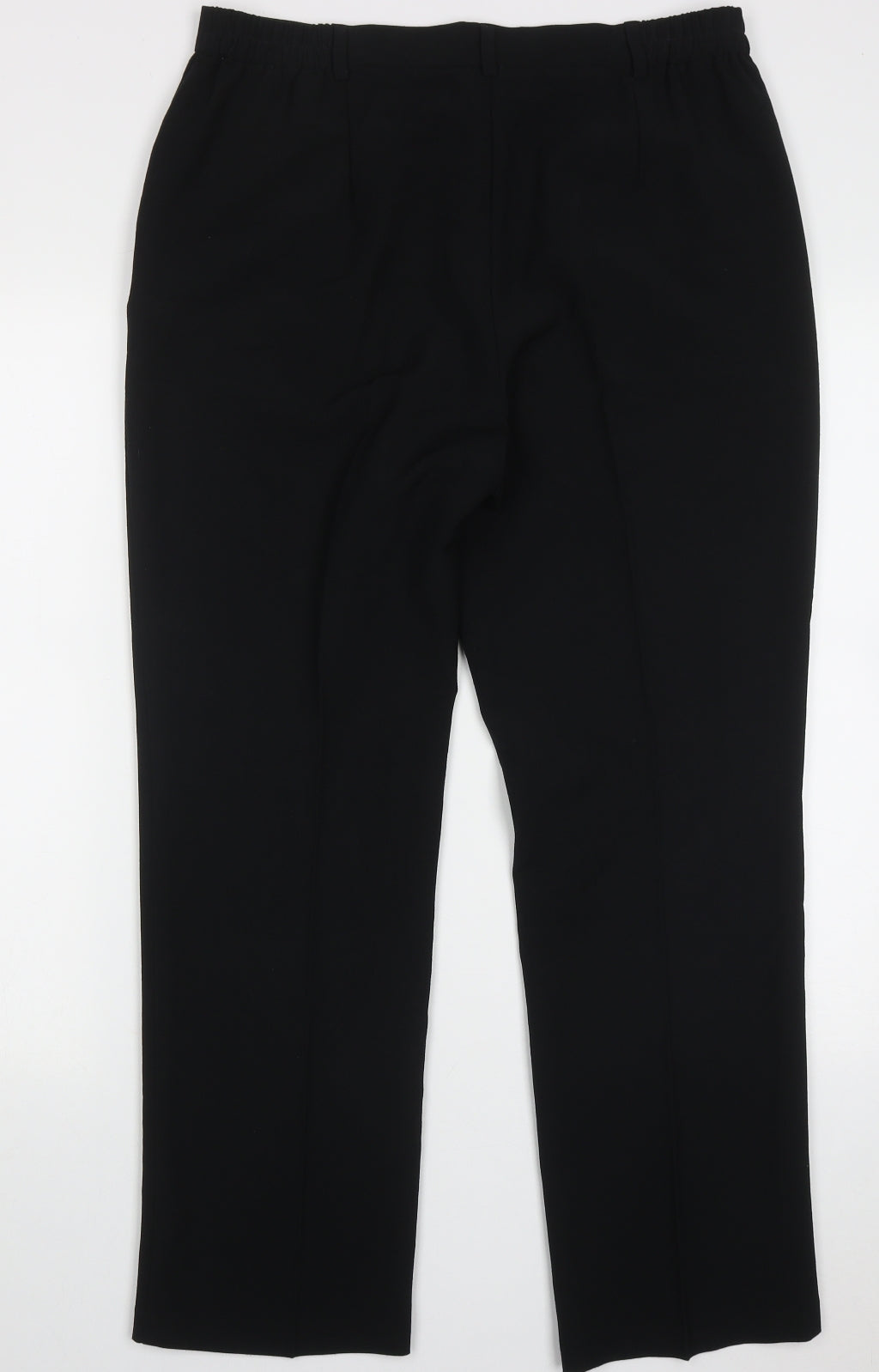 Womens UK Size 14 Marks and Spencer Regular Fit  Black Trousers