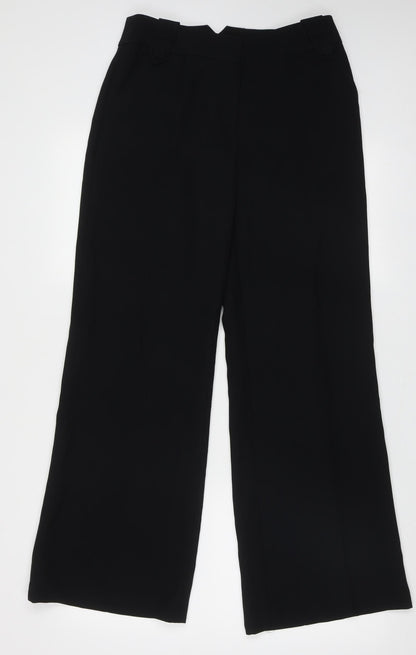 Womens UK Size 10 NEXT Regular Fit  Black Trousers