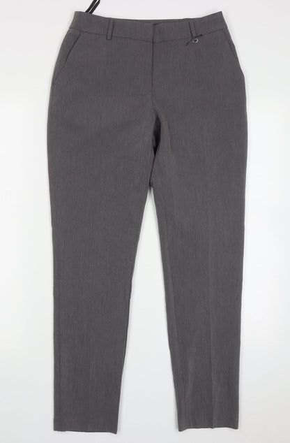 Womens UK Size 8 Dorothy Perkins Regular Fit  Grey Trousers
