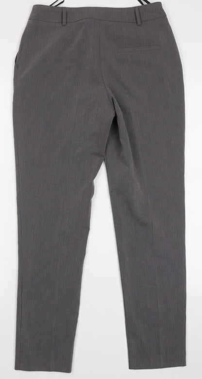 Womens UK Size 8 Dorothy Perkins Regular Fit  Grey Trousers