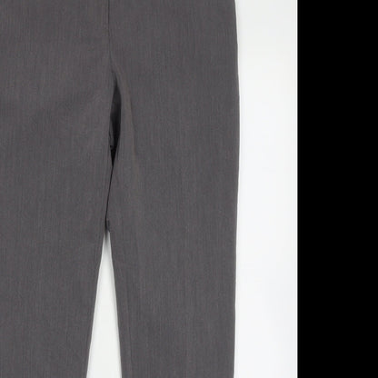 Womens UK Size 8 Dorothy Perkins Regular Fit  Grey Trousers