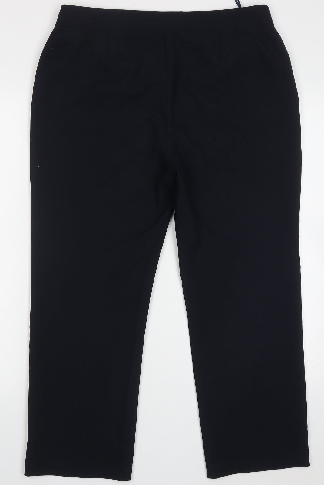 Womens UK Size 12 bonmarch Regular Fit  Blue Trousers