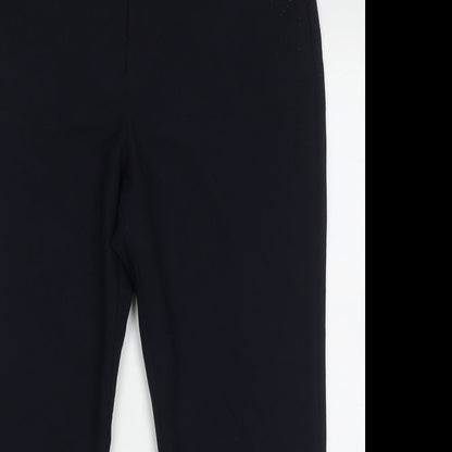 Womens UK Size 12 bonmarch Regular Fit  Blue Trousers