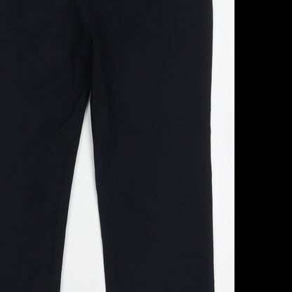 Womens UK Size 12 bonmarch Regular Fit  Blue Trousers