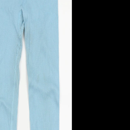 Womens UK Size M Dunnes Stores Regular Fit Capri Blue Trousers