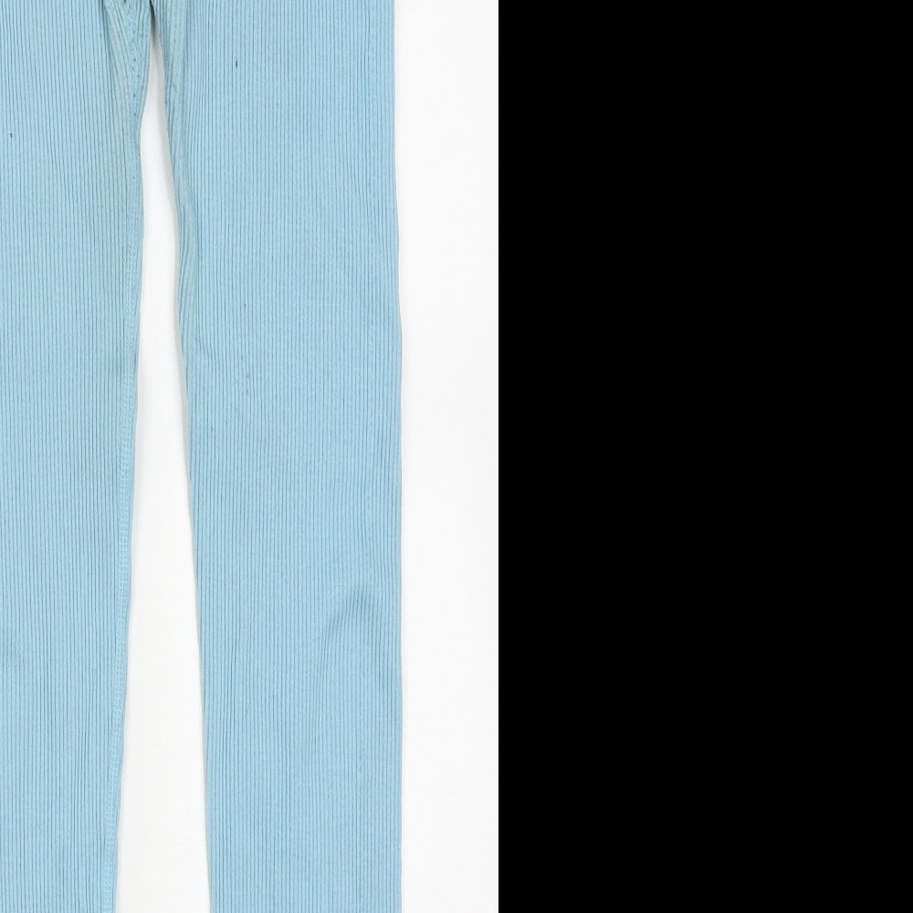 Womens UK Size M Dunnes Stores Regular Fit Capri Blue Trousers