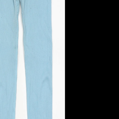 Womens UK Size M Dunnes Stores Regular Fit Capri Blue Trousers