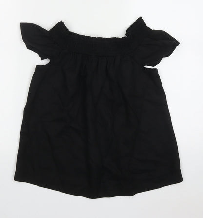 Womens UK Size 8 NEXT Black Basic T-Shirt