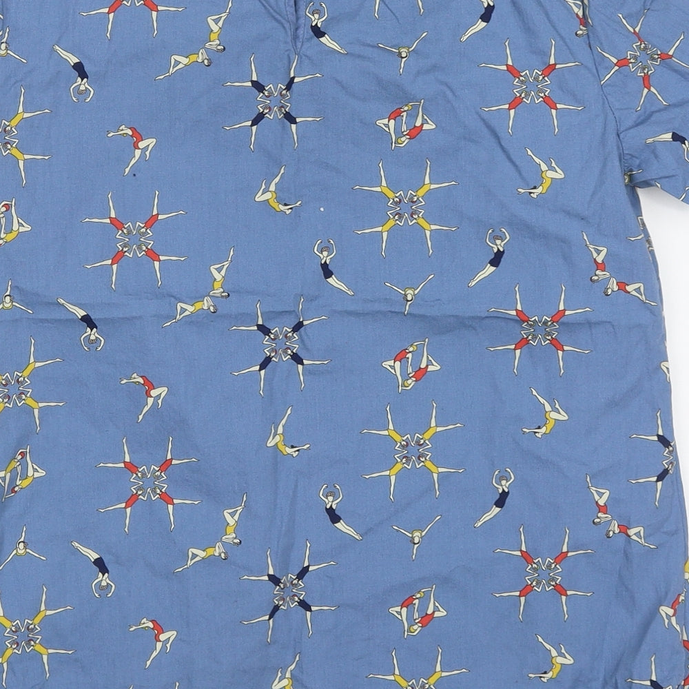 Womens UK Size 8 Sugarhill Blue Basic T-Shirt