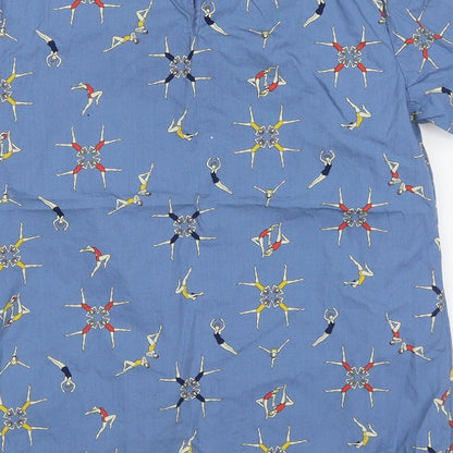 Womens UK Size 8 Sugarhill Blue Basic T-Shirt