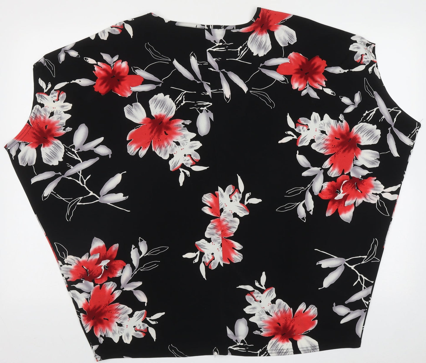 Womens UK Size L Styled By Black Basic T-Shirt