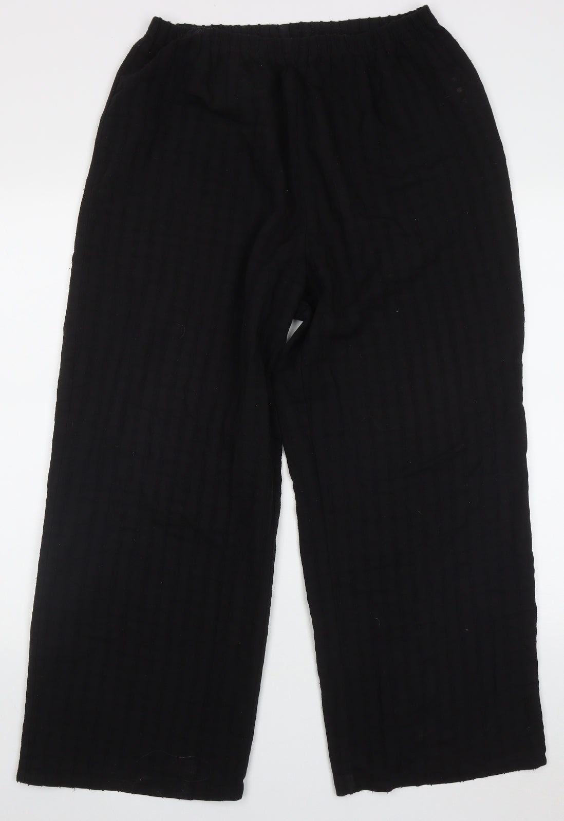 Womens UK Size XL Signature Regular Fit  Black Trousers