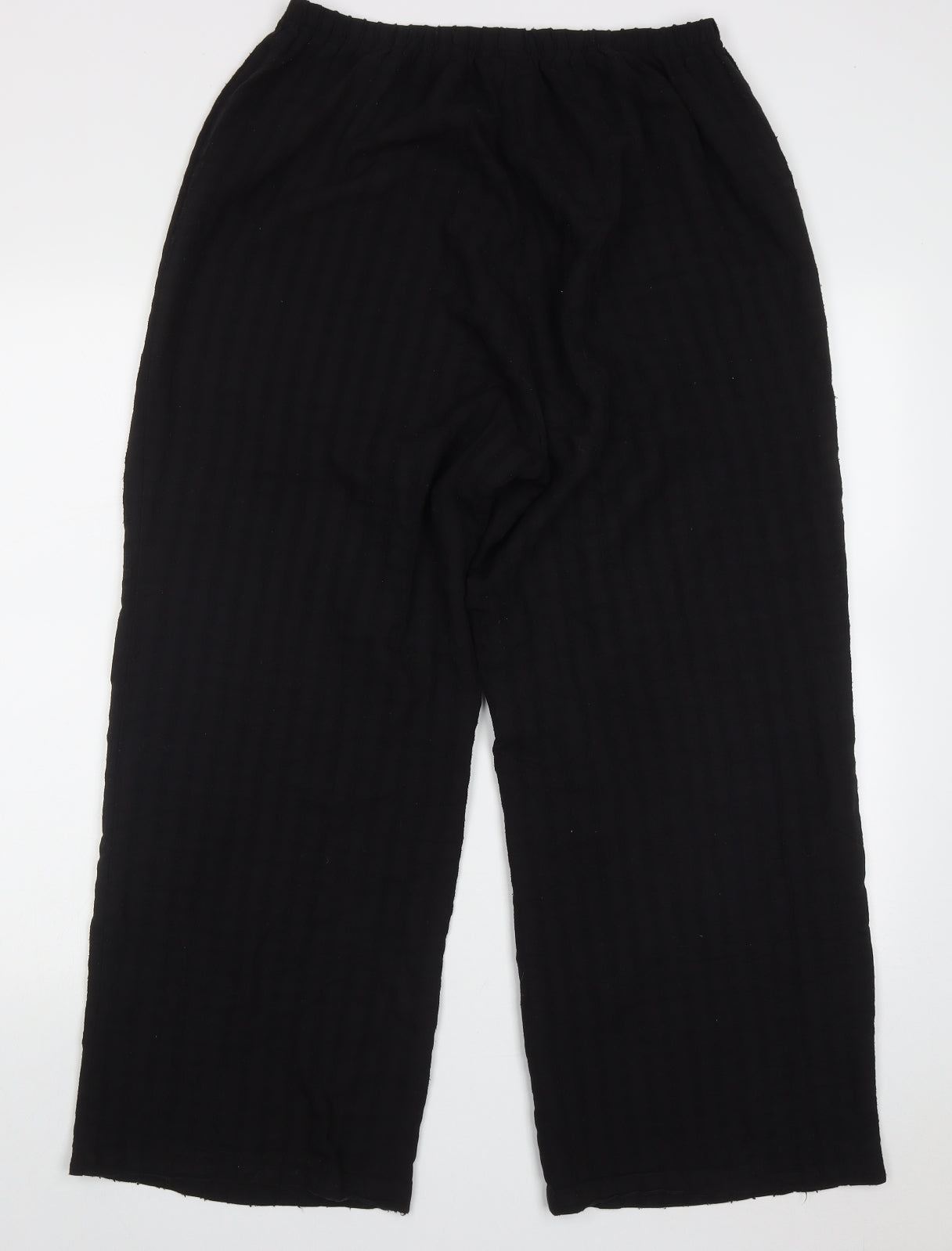 Womens UK Size XL Signature Regular Fit  Black Trousers