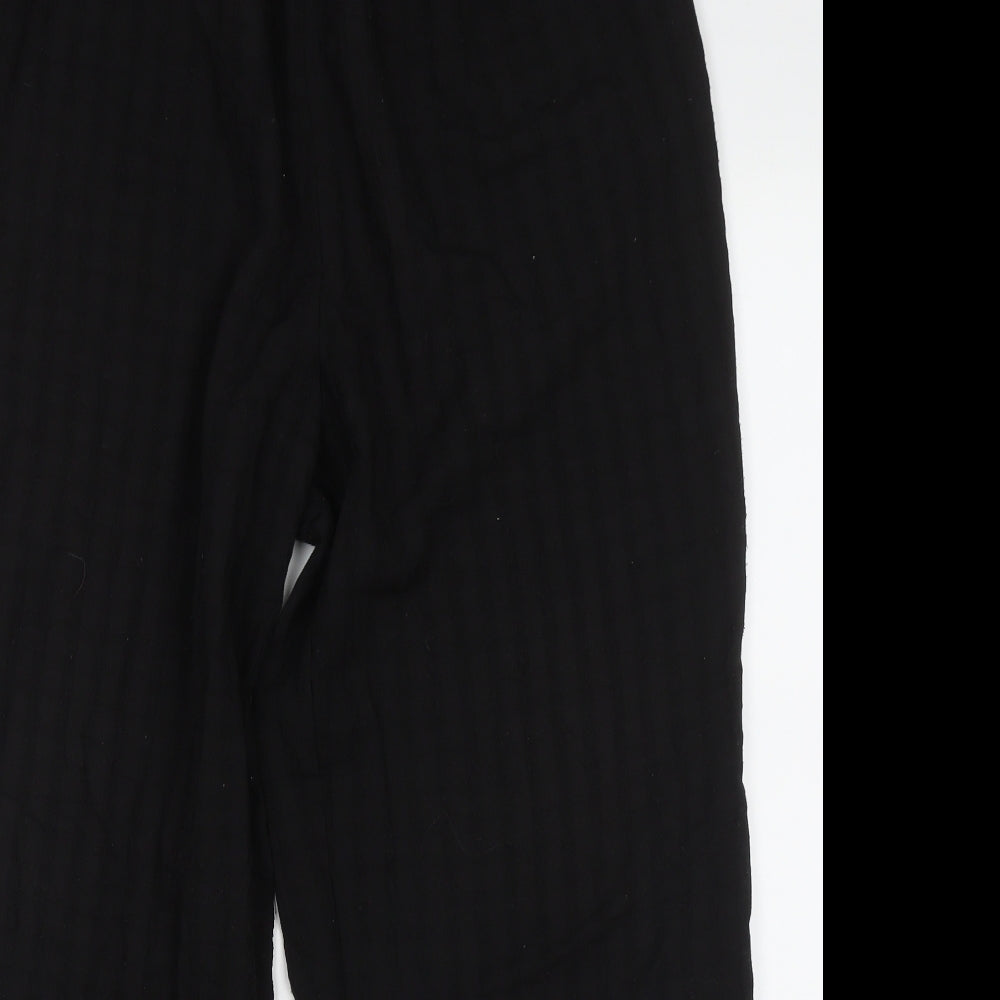 Womens UK Size XL Signature Regular Fit  Black Trousers