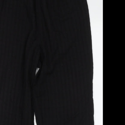 Womens UK Size XL Signature Regular Fit  Black Trousers