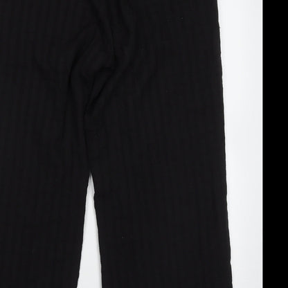 Womens UK Size XL Signature Regular Fit  Black Trousers