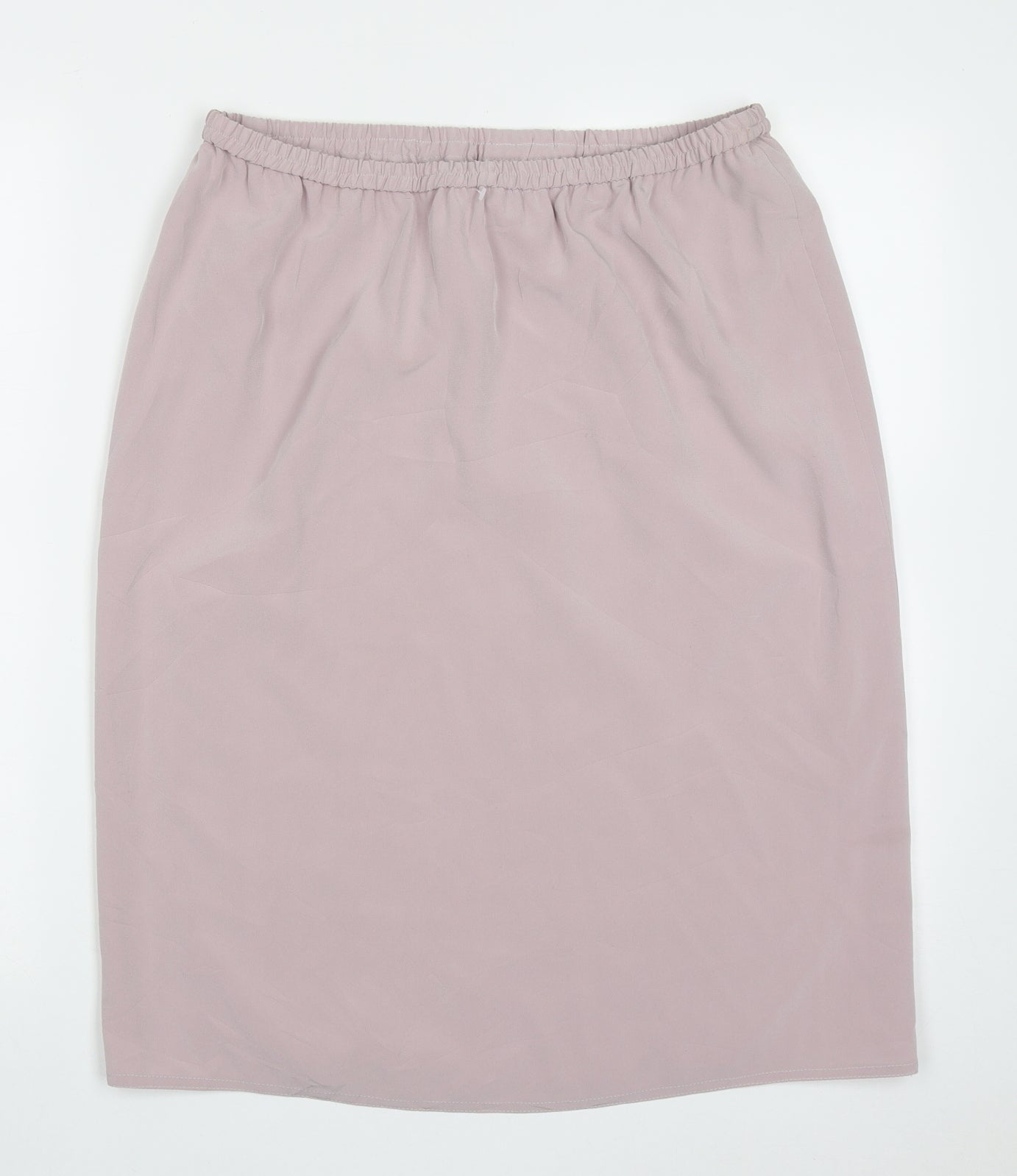 Frank Usher Womens Pink  Polyester A-Line Skirt Size 14