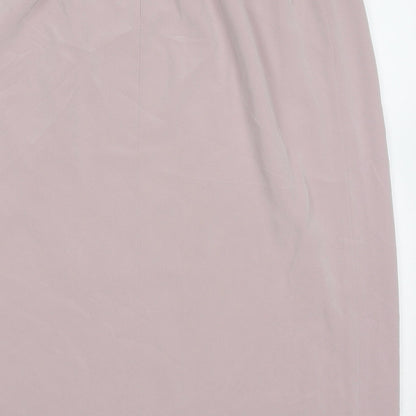 Frank Usher Womens Pink  Polyester A-Line Skirt Size 14