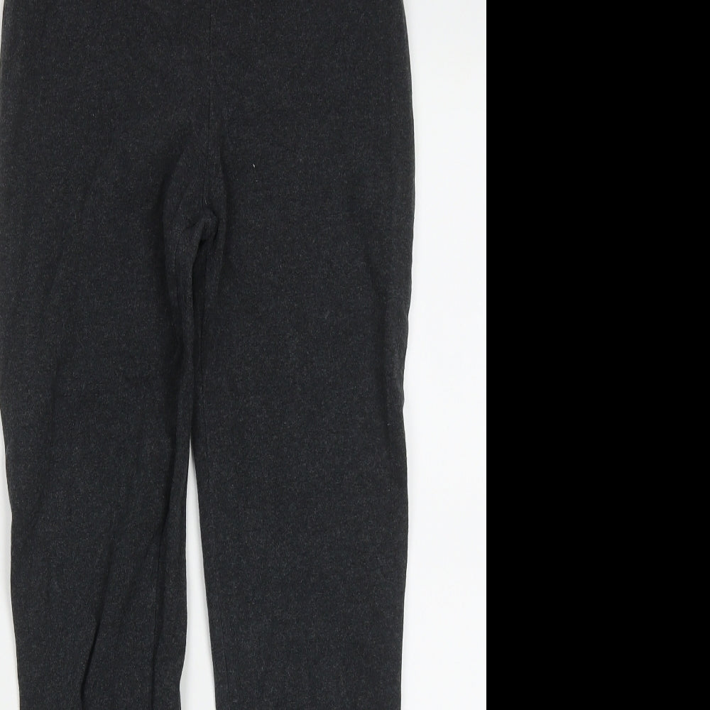 Womens UK Size 8 Preworn  Capri Grey Leggings