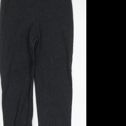 Womens UK Size 8 Preworn  Capri Grey Leggings