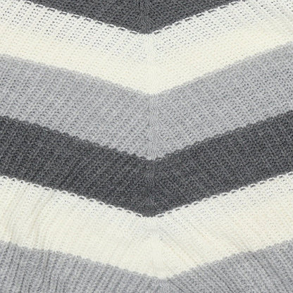Womens UK Size L Cameo Grey Pullover Jumper