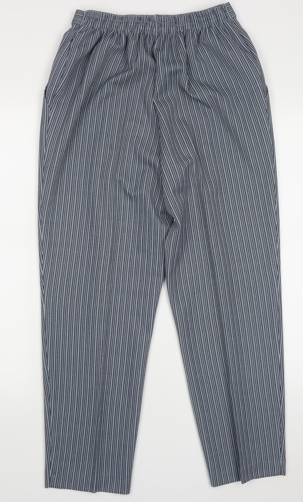 Womens UK Size 14 Marks and Spencer Regular Fit  Blue Trousers