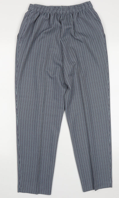 Womens UK Size 14 Marks and Spencer Regular Fit  Blue Trousers
