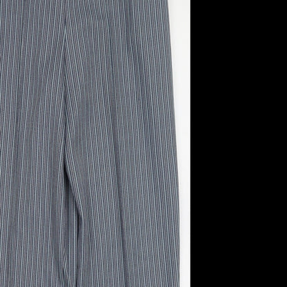 Womens UK Size 14 Marks and Spencer Regular Fit  Blue Trousers