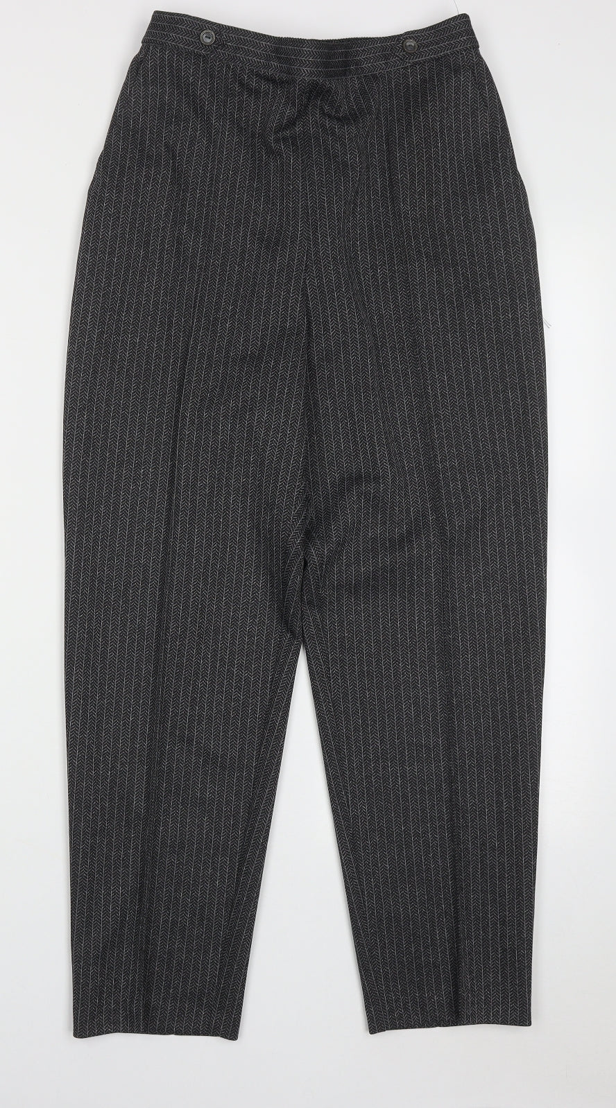 Womens UK Size 14 Marks and Spencer Regular Fit  Black Trousers