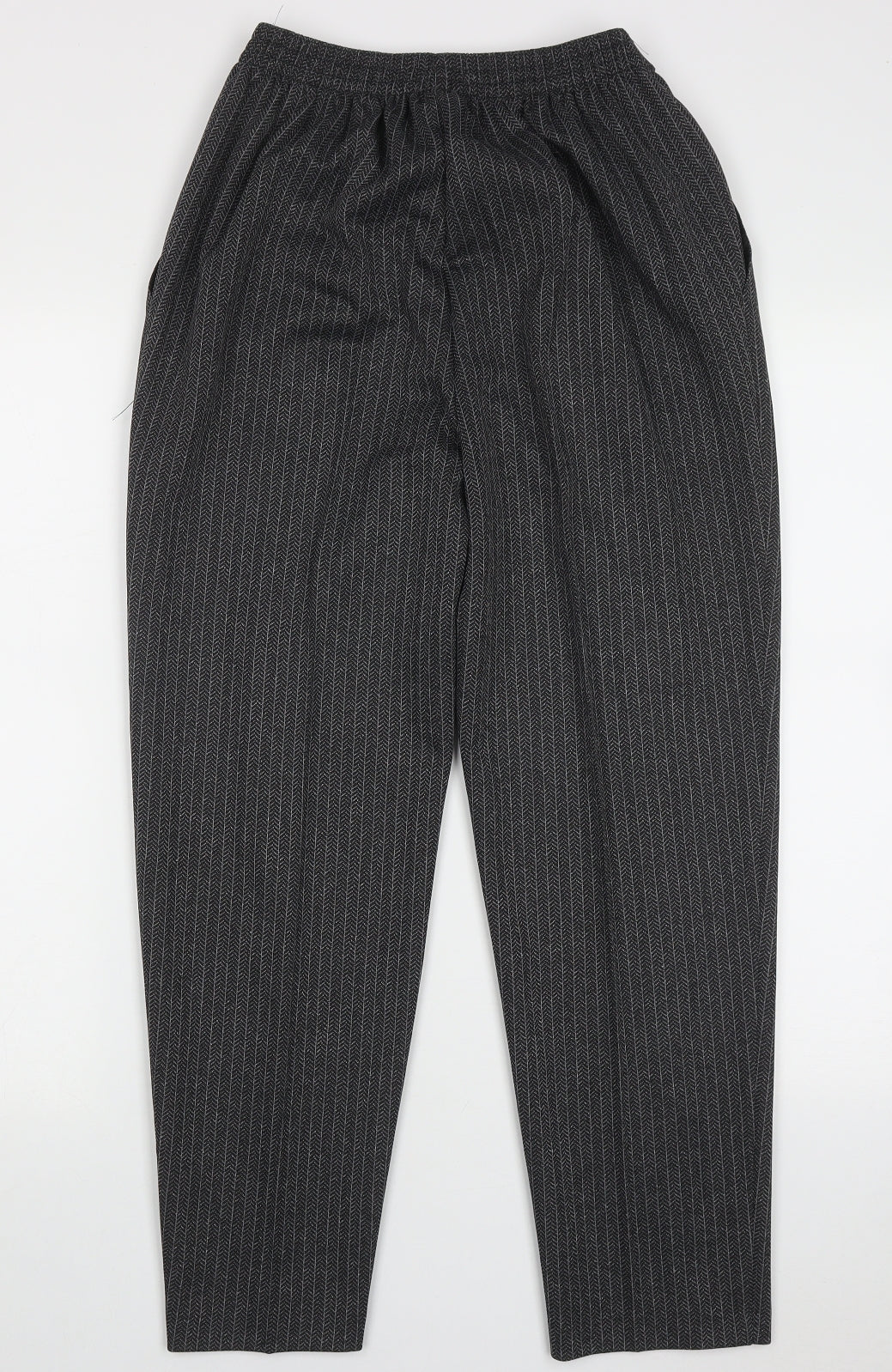 Womens UK Size 14 Marks and Spencer Regular Fit  Black Trousers