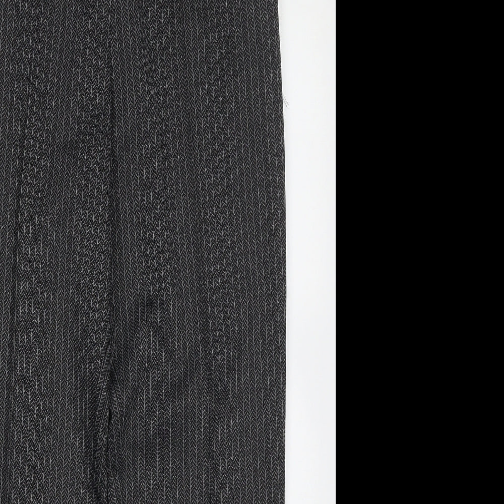 Womens UK Size 14 Marks and Spencer Regular Fit  Black Trousers