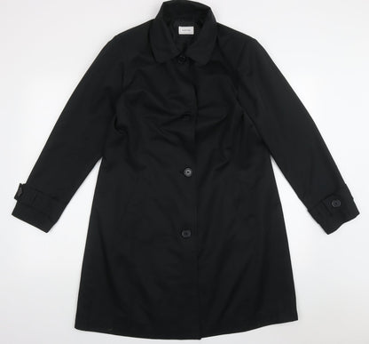 Agenda Womens Black   Jacket  Size 14  Button