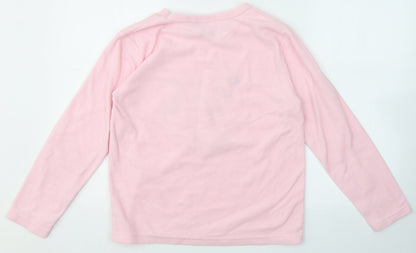 Selena Girl Girls Pink  Polyester Top Pyjama Top Size 13 Years   - If the crown fits/swan