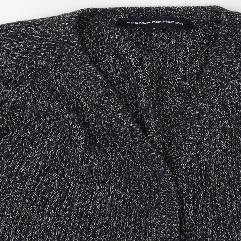 Womens UK Size S French Connection Blue Cardigan Jumper