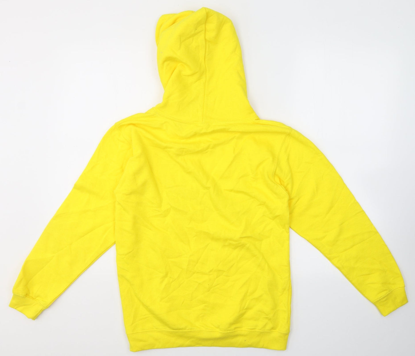 Justhoods Girls Yellow  Cotton Pullover Hoodie Size 12-13 Years   - Loser/Lover