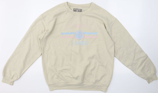 Womens UK Size S PRETTYLITTLETHING Beige Pullover Jumper