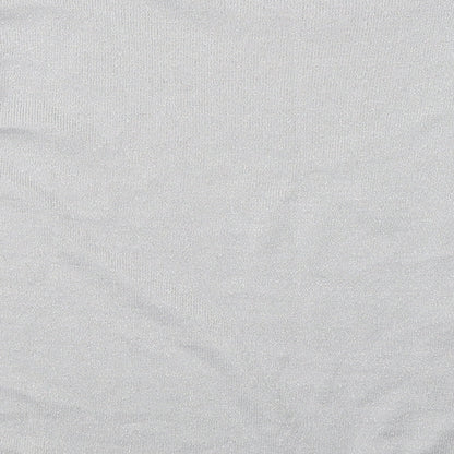 Womens UK Size L BHS Grey Basic Blouse