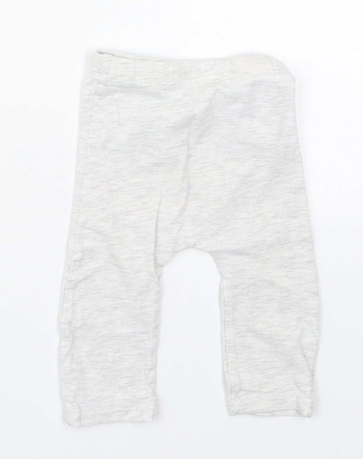 Matalan Girls Grey  Cotton Capri Leggings Size 3-6 Months