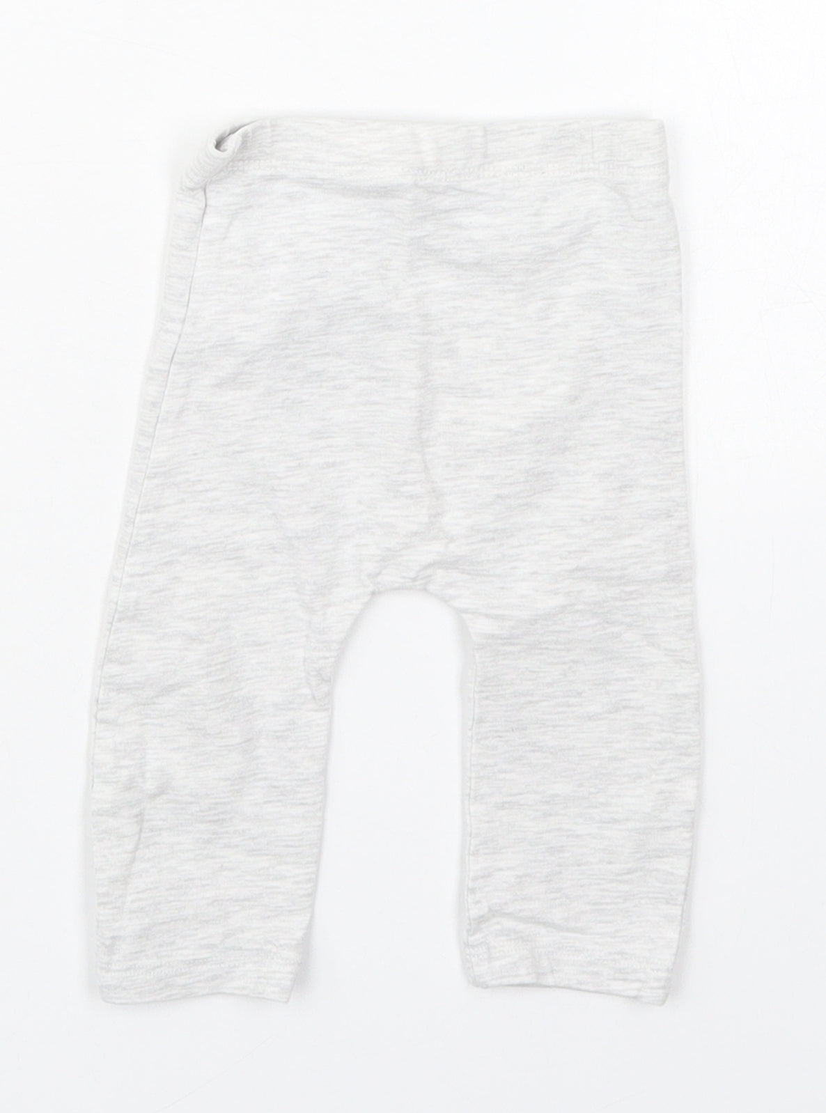 Matalan Girls Grey  Cotton Capri Leggings Size 3-6 Months