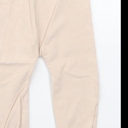 Matalan Girls Beige  Cotton Capri Leggings Size 3-6 Months