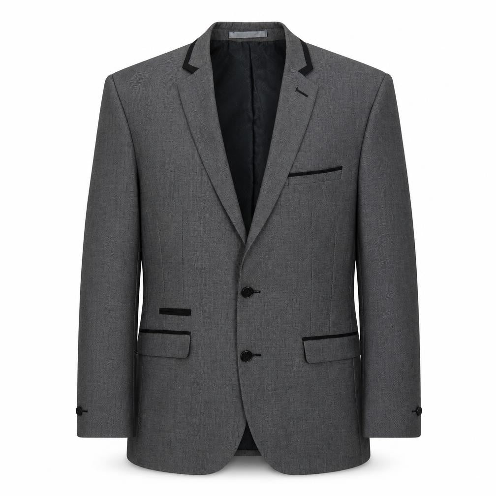 Mens UK Size 38 Red Herring Regular Grey Suit Jacket