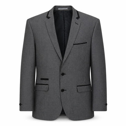 Mens UK Size 38 Red Herring Regular Grey Suit Jacket