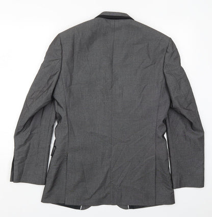 Mens UK Size 38 Red Herring Regular Grey Suit Jacket