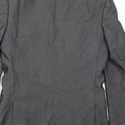 Mens UK Size 38 Red Herring Regular Grey Suit Jacket