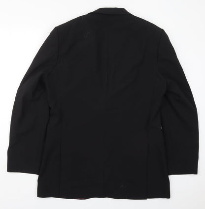 Mens UK Size 40 Tom English Regular Black Suit Jacket