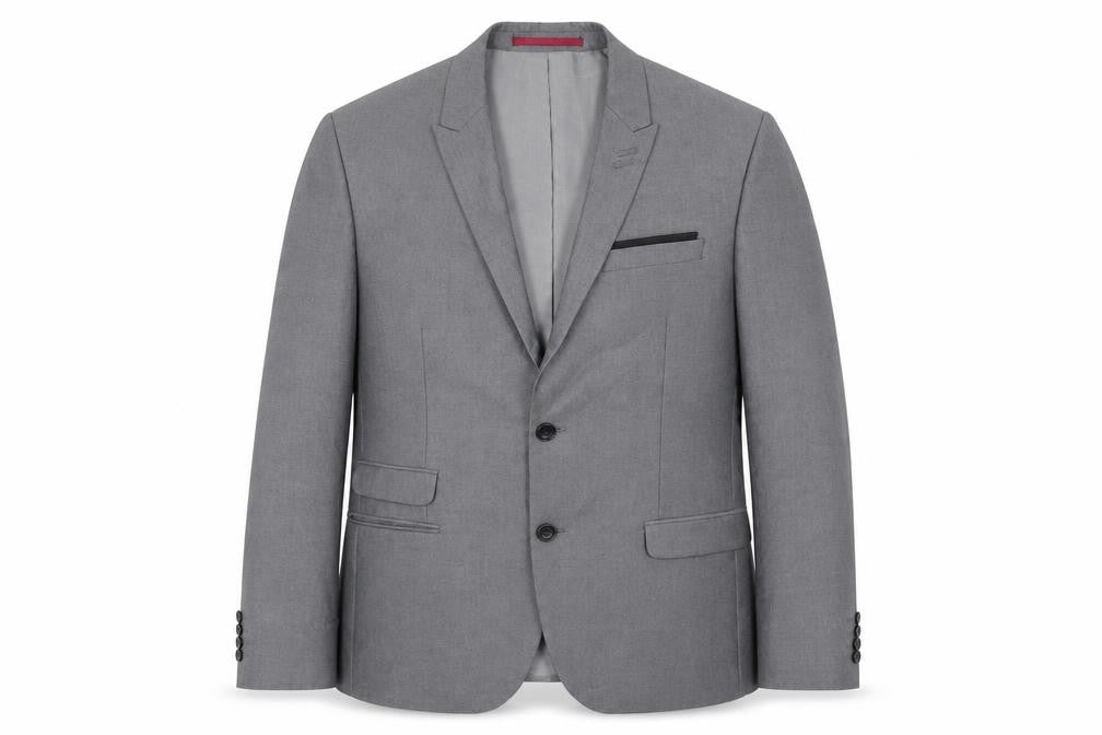 Mens UK Size 40 George Regular Grey Suit Jacket
