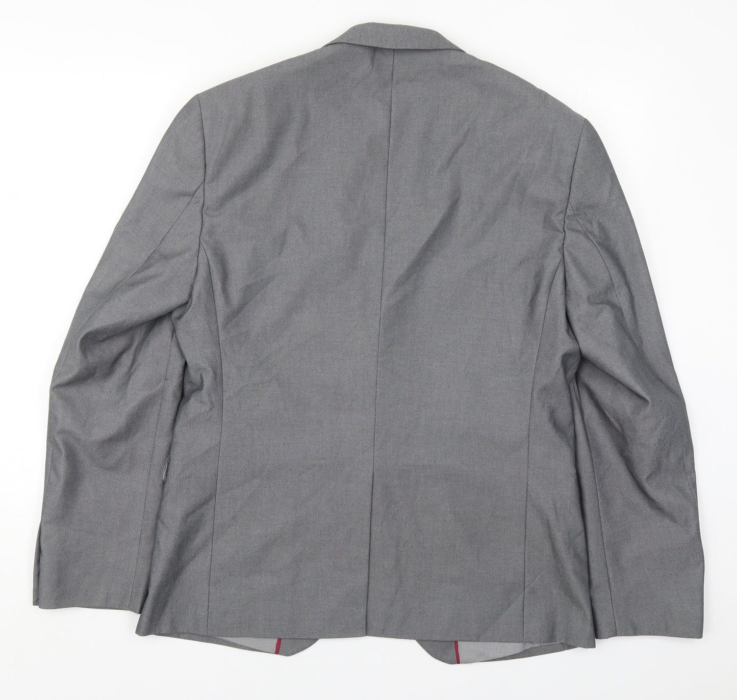 George Mens Grey  Polyester Jacket Suit Jacket Size 40