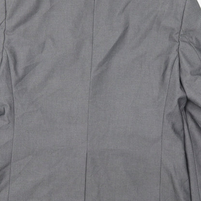 George Mens Grey  Polyester Jacket Suit Jacket Size 40
